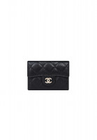 Миниатюрный кошелек Chanel Quilted Caviar Classic Flap