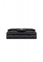 Миниатюрный кошелек Chanel Quilted Caviar Classic Flap