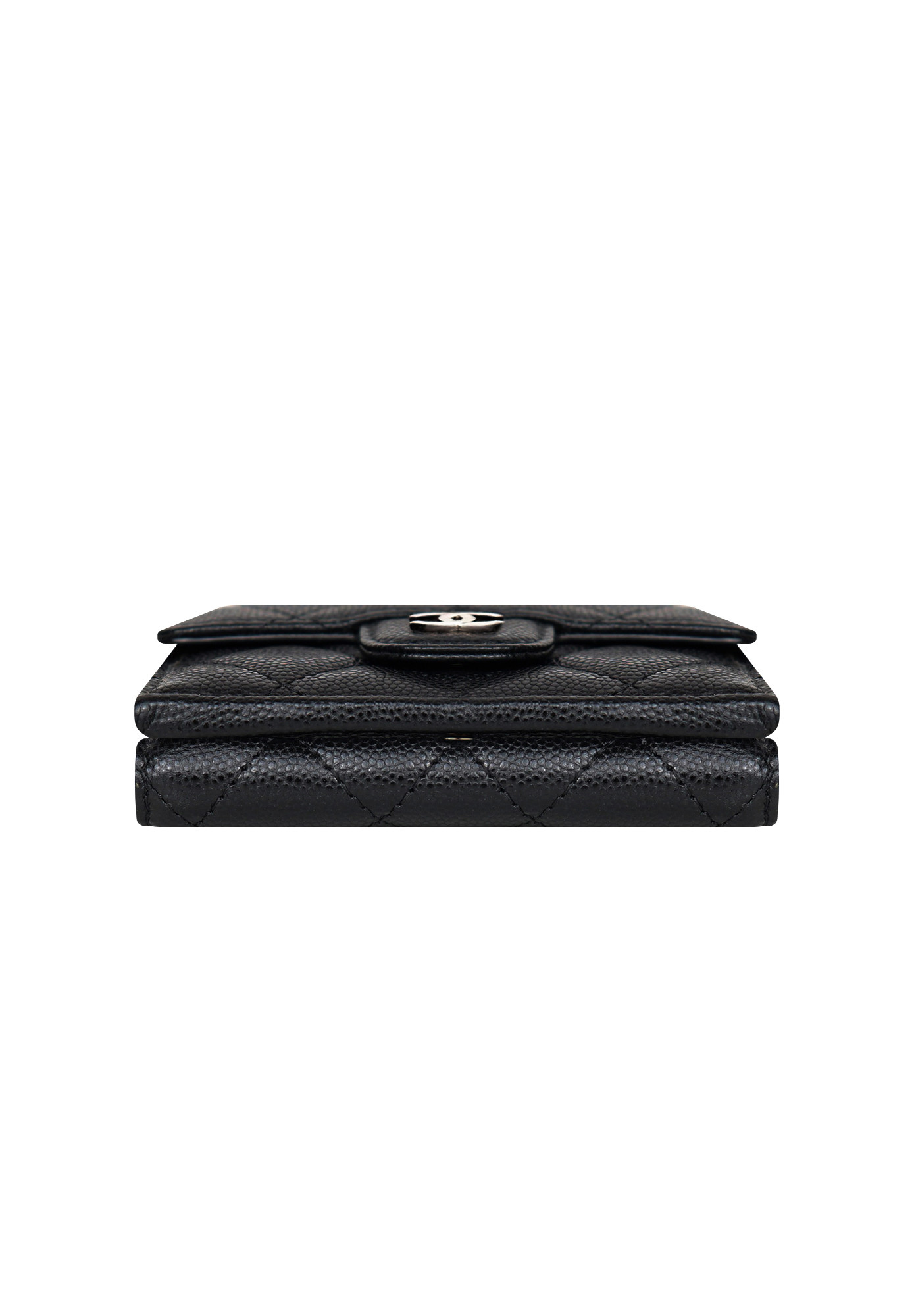 Миниатюрный кошелек Chanel Quilted Caviar Classic Flap
