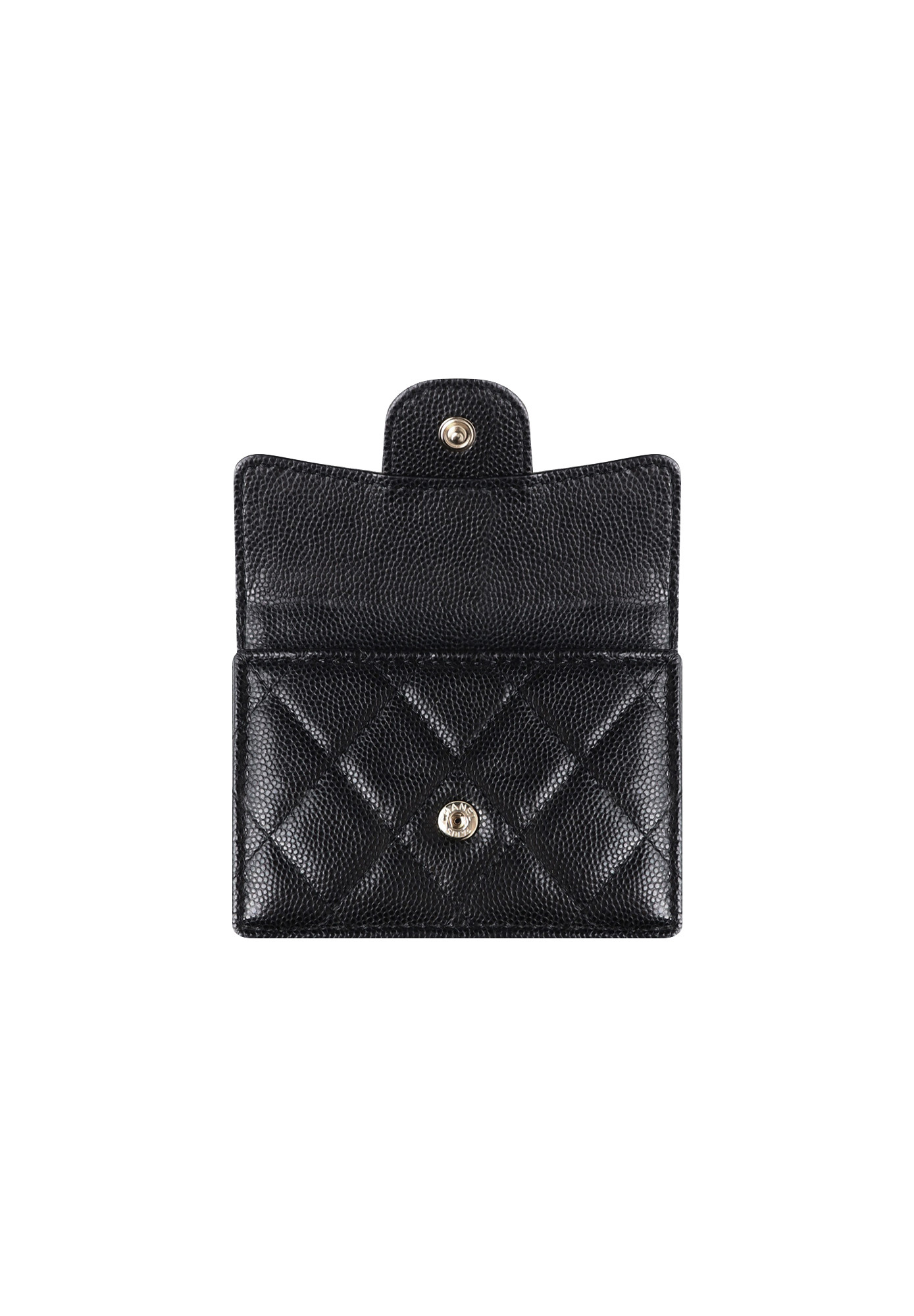 Миниатюрный кошелек Chanel Quilted Caviar Classic Flap