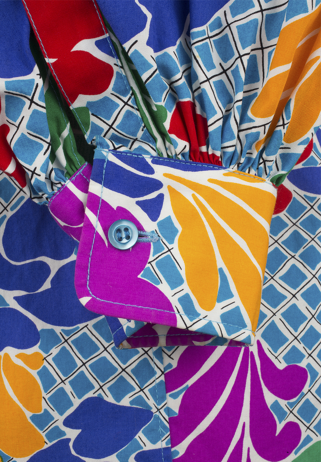 Яркая блузка Saint Laurent