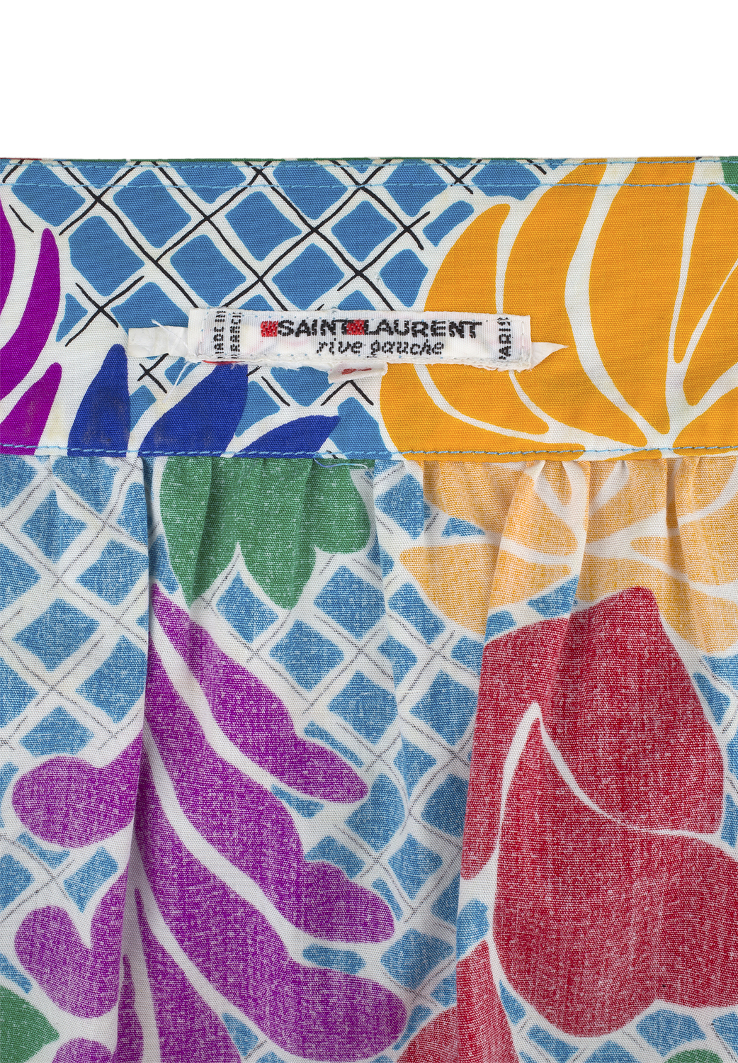 Яркая блузка Saint Laurent