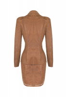 Кожаный костюм Christian Dior