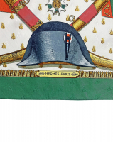 Шелковый платок Hermès Napoleon Ledoux