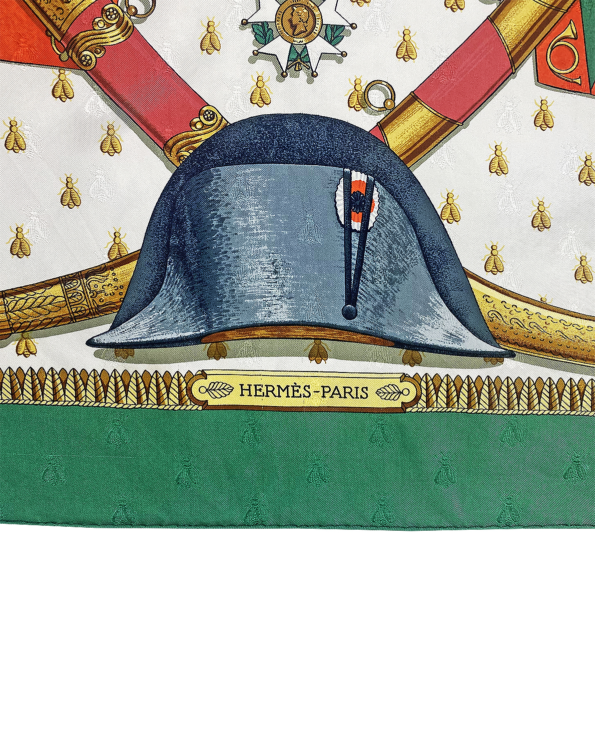 Шелковый платок Hermès Napoleon Ledoux