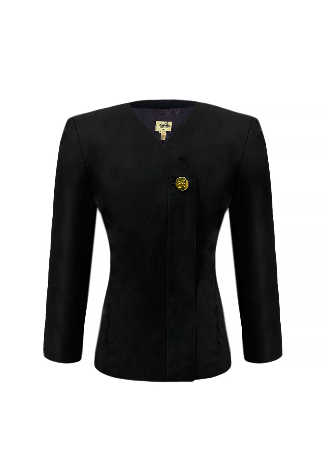 Черный жакет Hermès