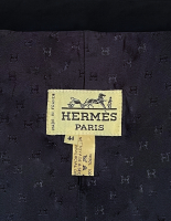 Черный жакет Hermès