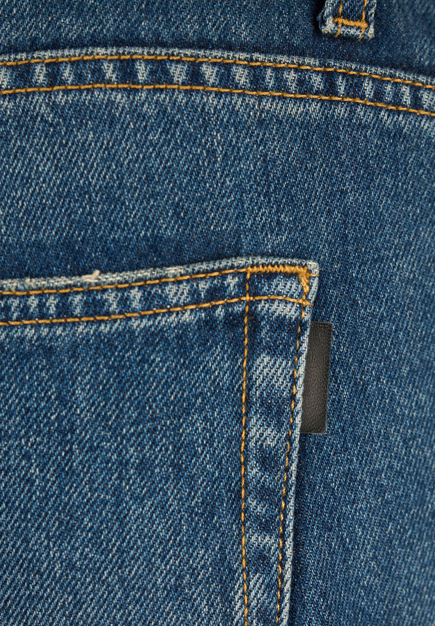 Голубые джинсы Saint Laurent