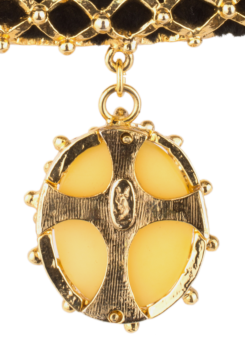 Колье Yves Saint Laurent с подвеской