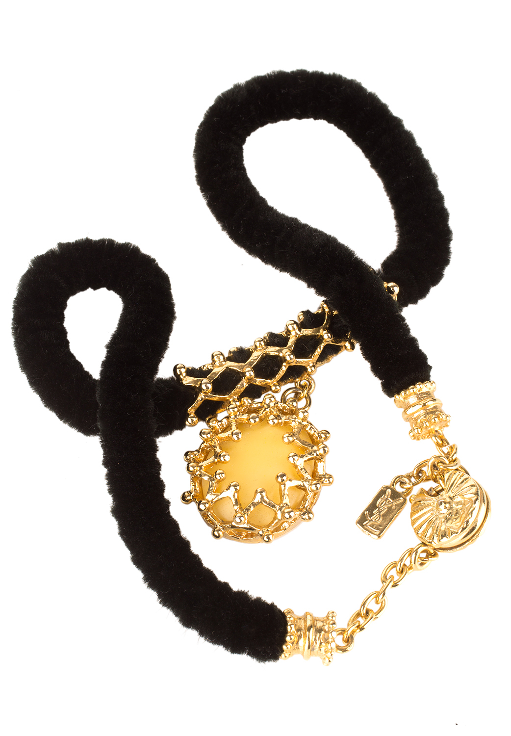 Колье Yves Saint Laurent с подвеской