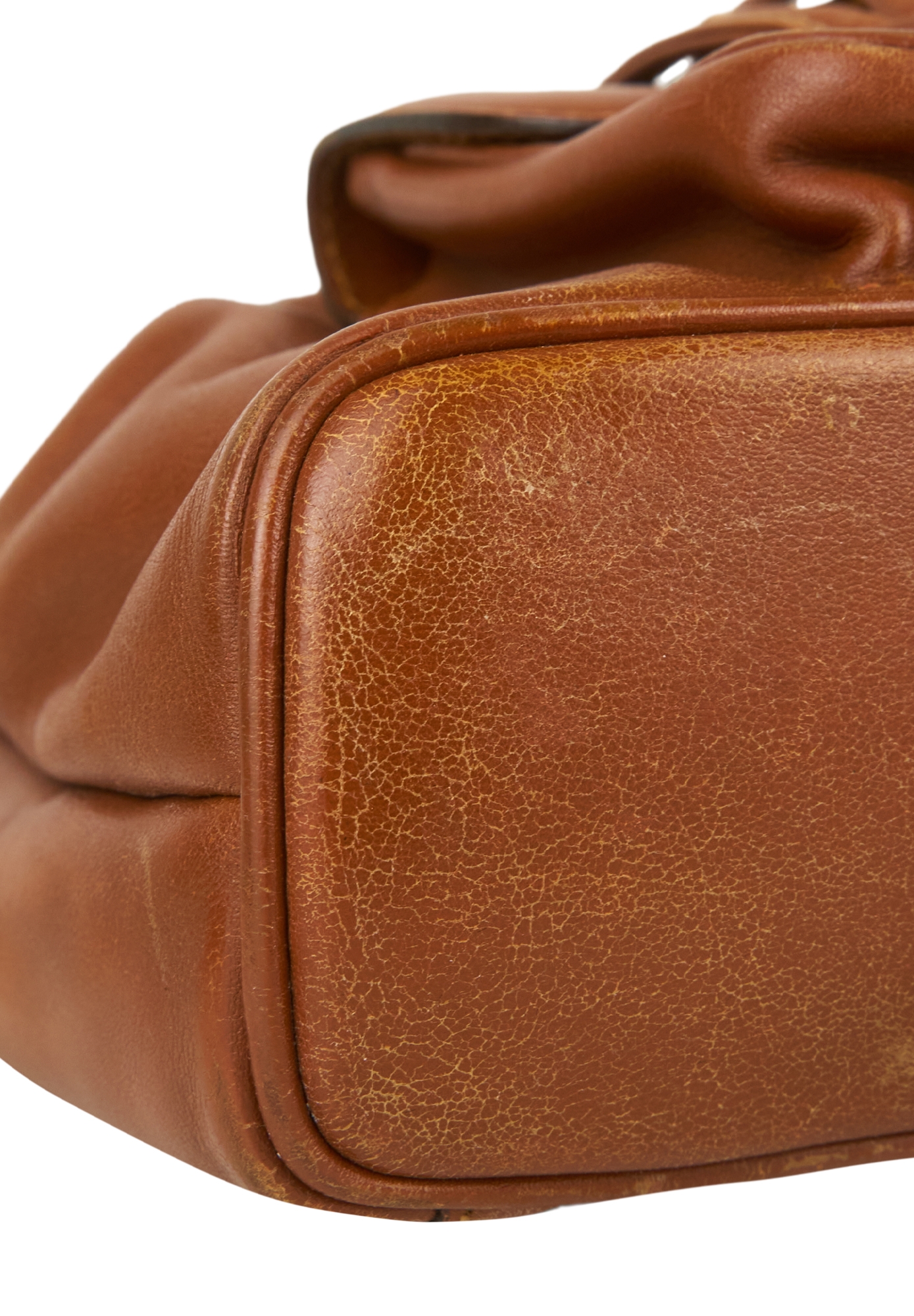 Коричневый мини-рюкзак Gucci Bamboo