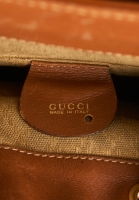 Коричневый мини-рюкзак Gucci Bamboo