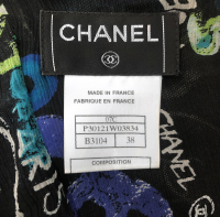 Платье Chanel с принтом